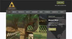 Desktop Screenshot of helpingelephants.org